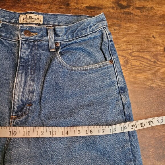 Vtg LL Bean Classic Fit Plaid Lined Jeans 32x34 Measures 30x34 Outdoor Wear - Picture 6 of 9